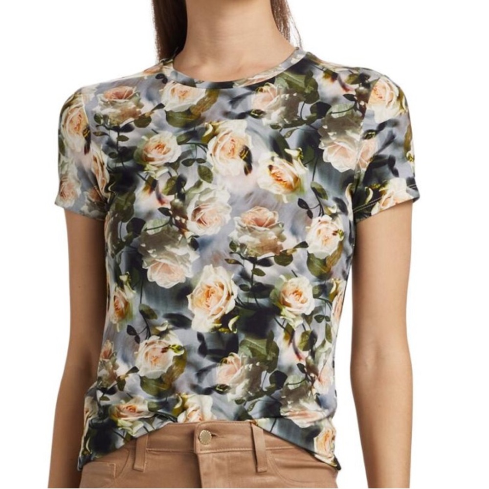 L'AGENCE Floral Reiss Shirt